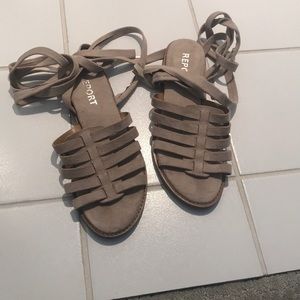 Lace up sandals